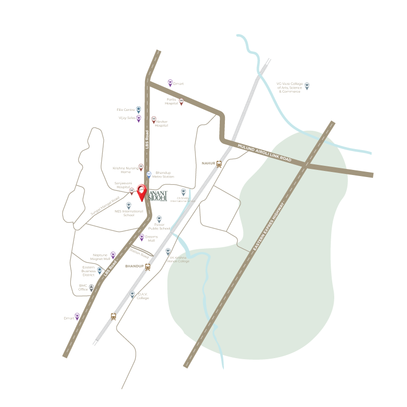 Anant Siddhi Location Map